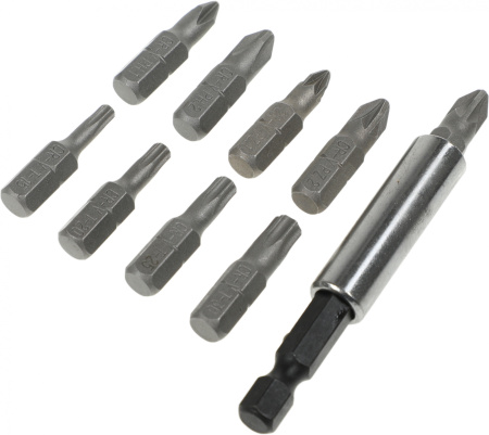 Набор бит Kraftool 26130-H10 (10пред.) для шуруповертов/дрелей
