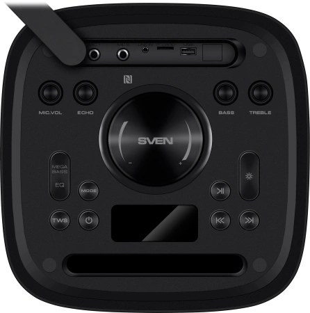 Колонка порт. Sven АС PS-930 черный 150W 1.0 BT/3.5Jack 7200mAh (SV-022402)