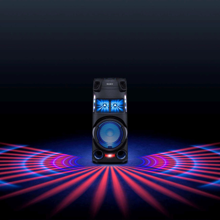 Минисистема Sony MHC-V43D черный CD CDRW DVD DVDRW FM USB BT