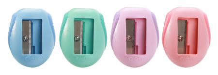 Точилка для карандашей ручная Deli MiYou EH550 1 отверстие пластик ассорти туба