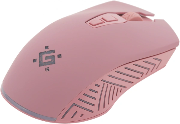 Мышь Defender Pandora GM-502 розовый оптическая 3200dpi silent беспров. USB 6but (52501)