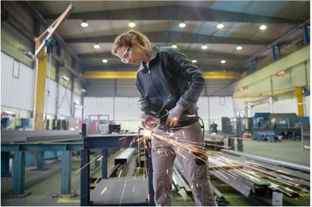 Углошлифовальная машина Bosch GWS 17-125 S 1700Вт 11500об/мин рез.шпин.:M14 d=125мм (06017D0300)