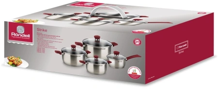 Набор посуды Rondell Strike RDS-818 8 предметов