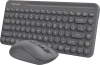 Клавиатура + мышь A4Tech Fstyler FG3200 Air2 клав:серый мышь:серый USB беспроводная slim Multimedia