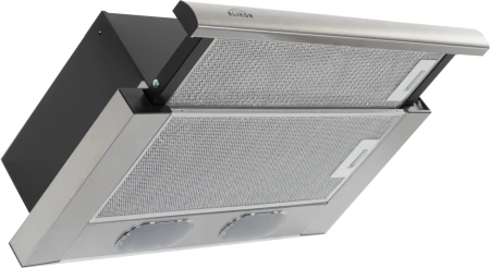 Вытяжка встраиваемая Elikor Интегра 60Н-400-В2Л нержавеющая сталь/нержавеющая сталь управление: кнопочное (1 мотор)