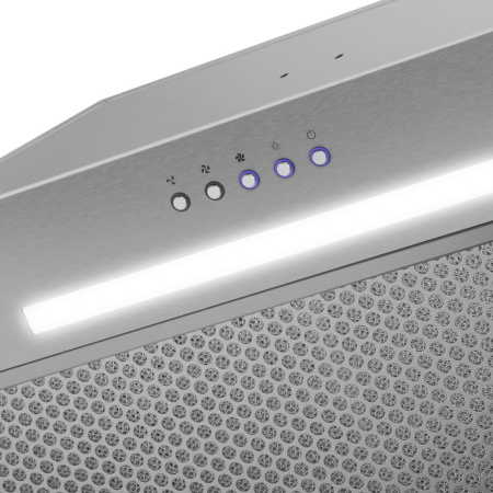 Вытяжка встраиваемая Maunfeld TRAPEZE 603EM нержавеющая сталь управление: кнопочное