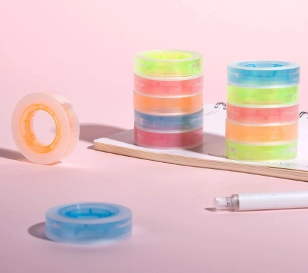 Клейкая лента канцелярская Deli EA689 прозрачная шир.18мм дл.30м 38мкр (упак.:4шт)