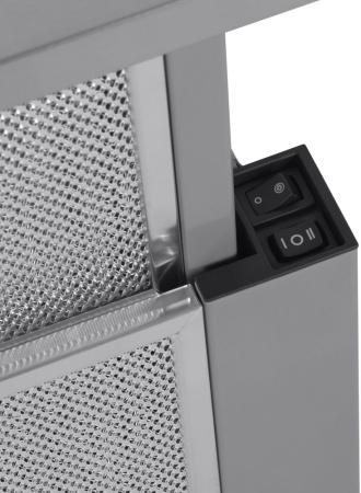 Вытяжка встраиваемая Maunfeld VS Fast 50 нержавеющая сталь управление: кулисные переключатели (1 мотор)