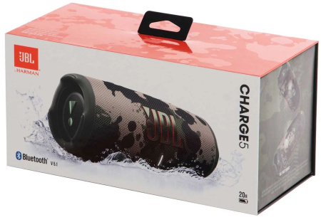 Колонка порт. JBL Charge 5 камуфляж 40W 2.0 BT 7500mAh (JBLCHARGE5SQUAD)