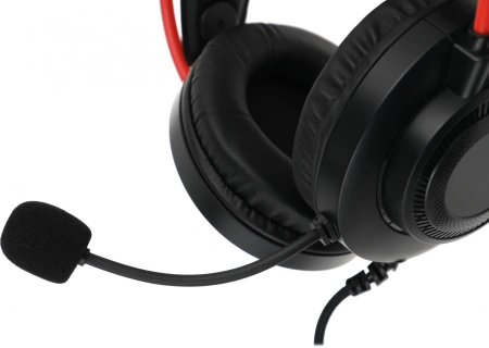 Наушники с микрофоном A4Tech Bloody G200S черный/красный 2м мониторные USB оголовье (G200S USB/ BLACK +RED)