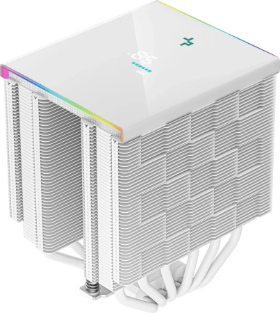 Устройство охлаждения(кулер) Deepcool AK620 Digital Wh Soc-AM5/AM4/1151/1200/2066/1700 4-pin 28dB Al