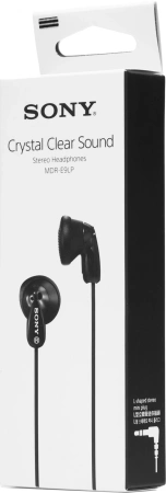 Наушники вкладыши Sony MDR-E9LP 1.2м черный проводные (MDR-EX9LP)