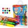 Восковые мелки Deli EC223-12 Color Kids кругл. с поворотным механизмом 12цв. (12шт) дл.165мм д.10мм