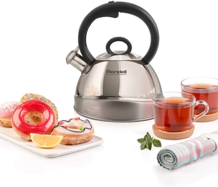 Чайник металлический Rondell Odem RDS-1059 2.4л. стальной