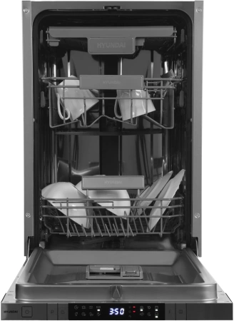 Посудомоечная машина встраив. Hyundai HBD 488 2100Вт узкая серебристый