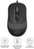 Мышь A4Tech Fstyler FM10S черный/серый оптическая 1600dpi silent USB 3but (FM10S USB GREY)
