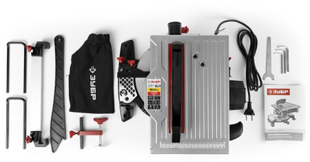 Торцовочная пила Зубр ЗПТК-210-1500 1500Вт 4500об/мин d=210мм