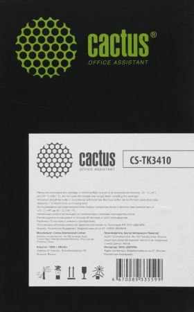 Картридж лазерный Cactus CS-TK3410 TK-3410 черный (15500стр.) для Kyocera ECOSYS PA5000x
