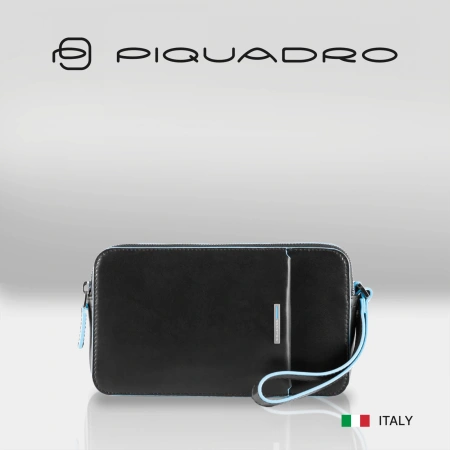 Клатч мужской Piquadro Blue Square AC4221B2/N черный натур.кожа