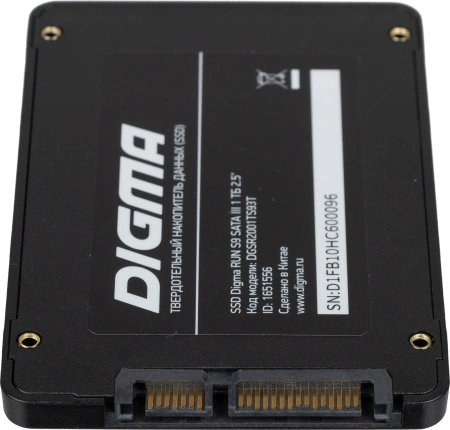 Накопитель SSD Digma SATA III 1Tb DGSR2001TS93T Run S9 2.5"