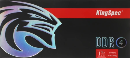 Память DDR4 32GB 3200MHz Kingspec KS3200D4P13532G RTL PC4-25600 CL17 DIMM 288-pin 1.2В dual rank RTL