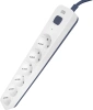 Сетевой фильтр Powercom SP-06W 1.8М 1.8м (6 розеток) белый/серый (коробка)