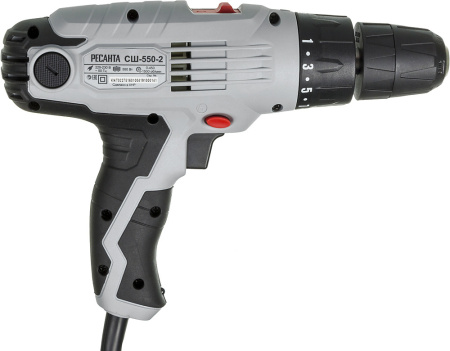 Дрель-шуруповерт Ресанта СШ-550-2 550Вт патрон:быстрозажимной (75/16/1)