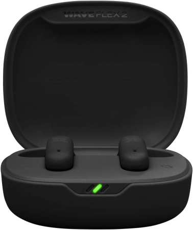Гарнитура вкладыши JBL Wave Flex 2 черный беспроводные bluetooth в ушной раковине (JBLWFLEX2BLK)