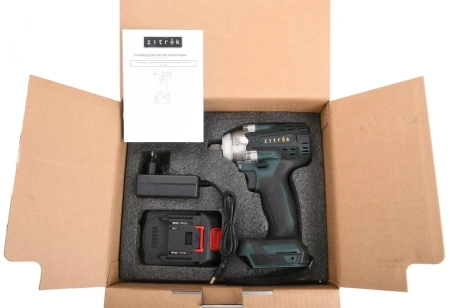 Гайковерт Zitrek Crusher 20 аккум. патрон:квад.1/2" (085-1021)