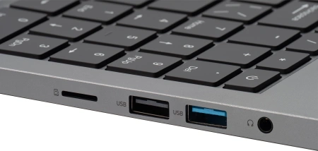 Ноутбук IRU Planio 15INP N-series N100 8Gb SSD256Gb Intel UHD Graphics 15.6" IPS FHD (1920x1080) Windows 11 Professional grey WiFi BT Cam 5000mAh (2023736)