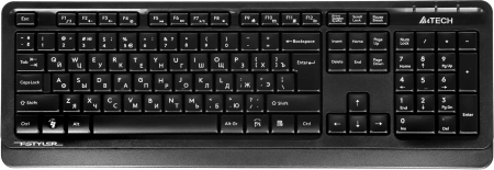 Клавиатура + мышь A4Tech Fstyler FG1012 клав:черный/серый мышь:черный USB беспроводная Multimedia (FG1012 BLACK)