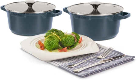 Кастрюля Rondell Azul Claro RDA-1501 4.5л. d=24см (с крышкой) синий