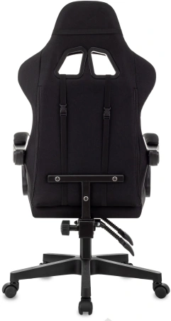 Кресло игровое Zombie Void черный с подголов. крестов. пластик