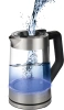 Чайник электрический Polaris PWK 1725CGLD 1.7л. 2200Вт серебристый матовый корпус: стекло/металл