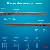 Ноутбук IRU Tactio 15PHC Ryzen 5 7430U 16Gb SSD512Gb AMD Radeon Graphics AMD Graphics 15.6" IPS FHD (1920x1080) Windows 11 Pro Multi Language black WiFi BT Cam (2046012)
