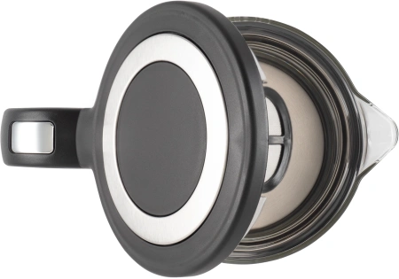 Чайник электрический Vitek VT-8827 1.7л. 2200Вт черный корпус: стекло/металл