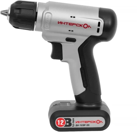 Дрель-шуруповерт Интерскол ДА-12ЭР 20 СМАРТ-Д аккум. патрон:быстрозажимной (883.0.1.00)