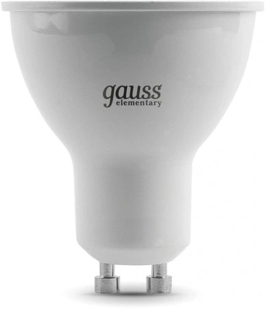 Лампа светодиодная Gauss Elementary 13611 11Вт цок.:GU10 софит 180B 3000K св.свеч.бел.теп. (упак.:1шт)