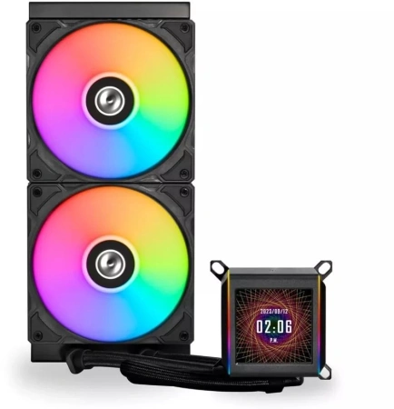 Система водяного охлаждения Lian-Li Galahad II LCD 280 ARGB Soc-AM5/AM4/1200/1700/1851 черный26.7dB Al+Cu LCD Ret (G89.GA2ALCD28B.R0)