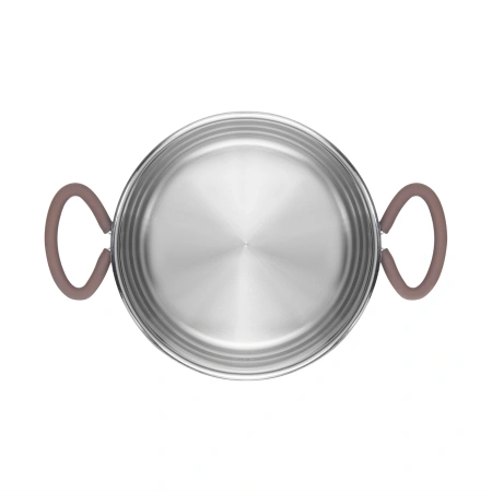 Кастрюля Rondell Etery RDS-1600 5.1л. d=24см (с крышкой) стальной