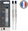Стержень шариковый Parker QuinkFlow Z08 (CW1950372) M 1мм черные чернила блистер (2шт)