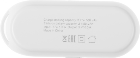 Гарнитура внутриканальные Harper HB-510 TWS белый беспроводные bluetooth в ушной раковине (H00002182)