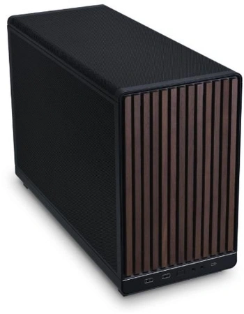 Корпус Lian-Li A3 Wood черный без БП mATX 10x120mm 2x140mm 2xUSB3.0 1xUSB3.1 audio bott PSU