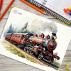 Коврик для мыши Cactus Locomotive рисунок 400x300x3мм (CS-MP-PRO17XL)