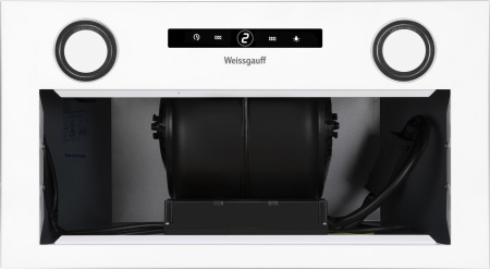 Вытяжка встраиваемая Weissgauff BOX 1200 WH белый управление: сенсорное (1 мотор)