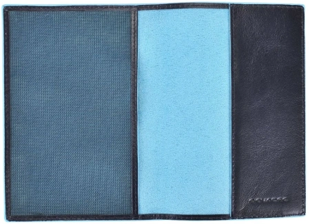 Обложка для паспорта Piquadro Blue Square PP5255B2/BLU2 синий натур.кожа