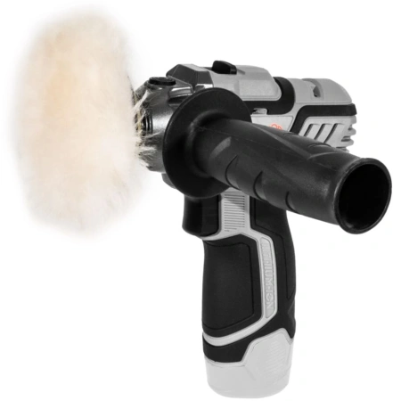 Полировальная машина Интерскол АПМ-76/12Э 8300об/мин рез.шпин.:M8 d=76мм (806.0.0.70)