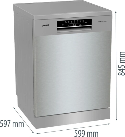 Посудомоечная машина Gorenje GS643D90X серый (полноразмерная)