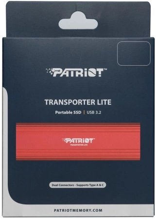 Накопитель SSD Patriot USB-C 4TB PTPL4TBPEC Lite Transporter 2.5" красный