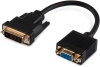 Переходник Buro DVI-D (m) VGA (f) 0.23м (BU-DVI-VGA) черный